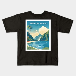 AMERICAN SAMOA NATIONAL PARK Art Kids T-Shirt